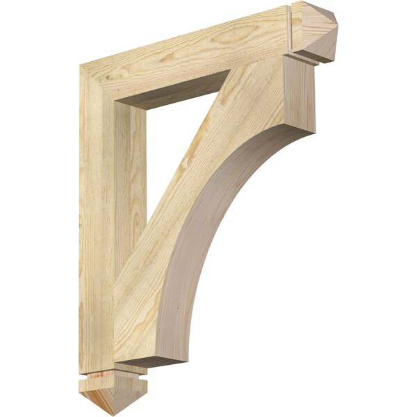 Ekena Millwork Westlake Arts & Crafts Rough Sawn Bracket, Douglas Fir, 4"W x 26"D x 30"H BKT04X26X30WTL03RDF - main